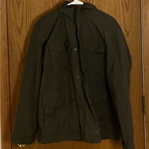 Old Navy Army Green Water-Resistant Hooded Jacket Men’s Sz Large